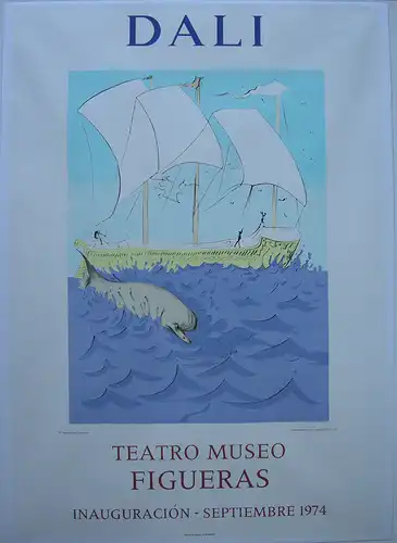 Salvador Dali (1902-1989) Plakat Zebulun Orig Lithografie Figueras 1974 Mourlot