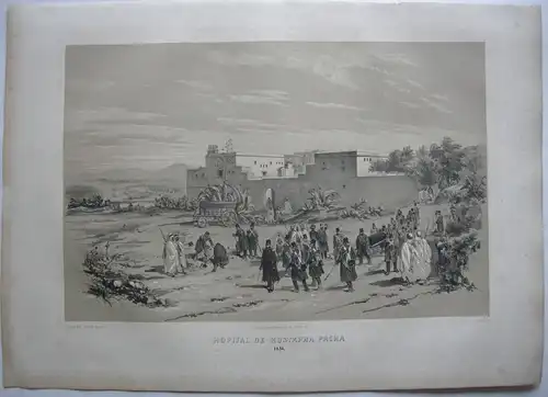 Algerien Algerie Hopital Mustapha Pacha Lithografie Bayot 1840 Nord Afrika