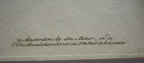 Hermanus Numan (1744-1820) Berkenrode Gartenlandschaft Orig Aquatinta 1797