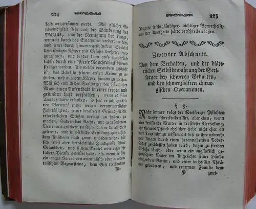 Leuthner Practische Pastoral-Arzneykunde für Seelsorger Nürnberg 1781 Leder