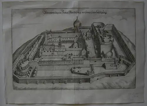 Plassenburg Kulmbach Oberfranken Orig Kupferstich Merian 1648