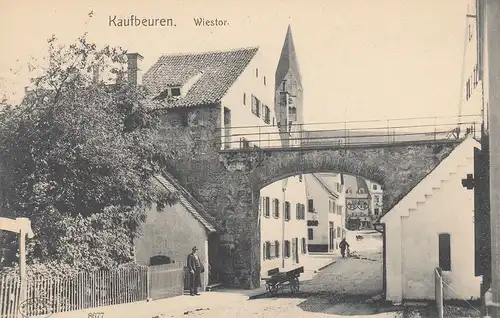 AK Kaufbeuren Wiestor Allgäu Schwaben ungelaufen ca. 1920