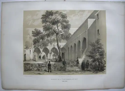 Algerien Algerie Oran Maison Etat Major 66e  Lithografie Bayot 1840 Nord Afrika