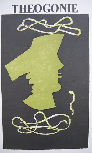 Georges Braque Plakat Maeght Theogonie Orig Lithografie 1959 Maitres de l'Ecole