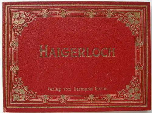 Haigerloch Tübingen Leporello 12 Ansichten Baden Württemberg 1920