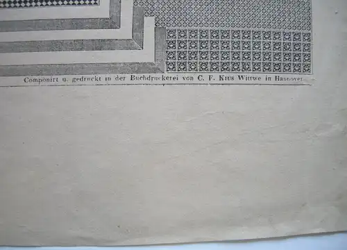 Milano Mailand Dom Duomo Typendruck 400 Jahre Buchdruck Gedenkblatt 1840