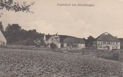 AK Karlshof bei Nördlingen Bayerisch Schwaben ungel 1915