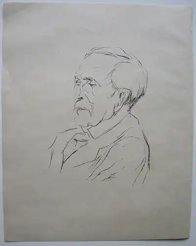 Rudolf Grossmann (1882-1941) Portrait Wilhelm von Bode Orig Lithografie 1925