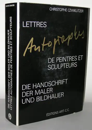 CZWIKLITZER Handschrift Maler Bildhauer Faksimile Paris 1976 Brief als Kunstwerk