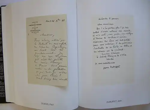 CZWIKLITZER Handschrift Maler Bildhauer Faksimile Paris 1976 Brief als Kunstwerk