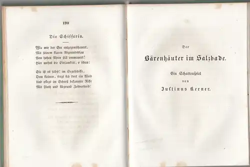 Nikolaus Lenau Frühlingsalmanach Erstdruck Lenau Kerner 1835