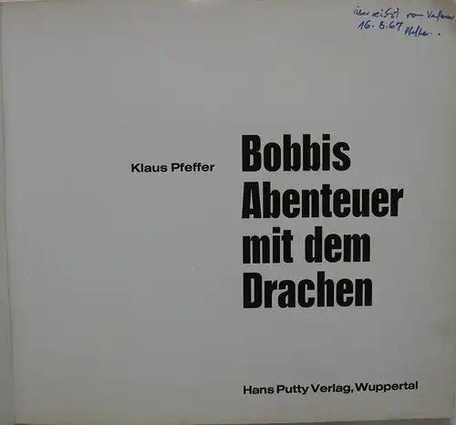 Klaus Pfeffer Bobbis Abenteuer mit dem Drachen 8 Orig Serigraphien 1965