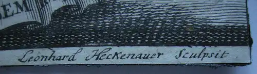 Leonhard Heckenauer (1655-1704) Völker der Welt Globus Orig Kupferstich 1680
