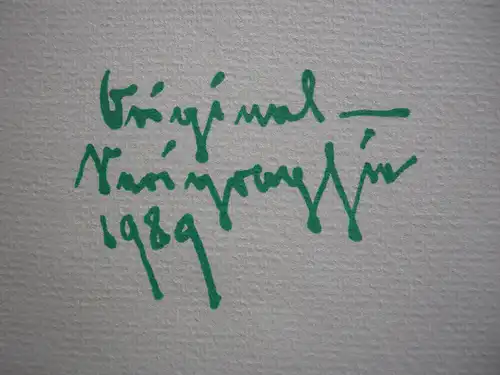 Hans Prähofer (1920-2005) Blumenstilleben Orig. Serigrafie 1989 signiert