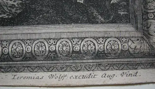 Grey Niederlande Belagerung 1672 Ludwig XIV. Kupferstich Corvinus Wolff 1715