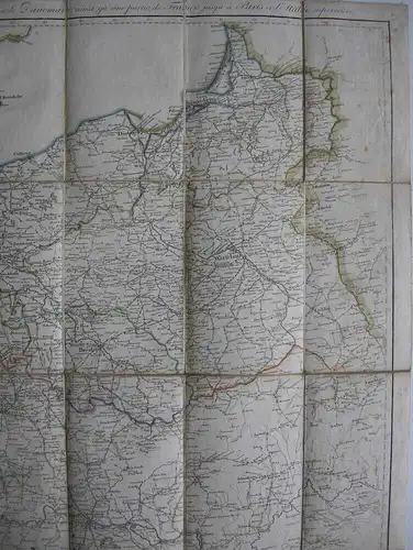 Post-Karte Deutschland Frankreich Italien Österreich Polen Klöden Stahlst 1843