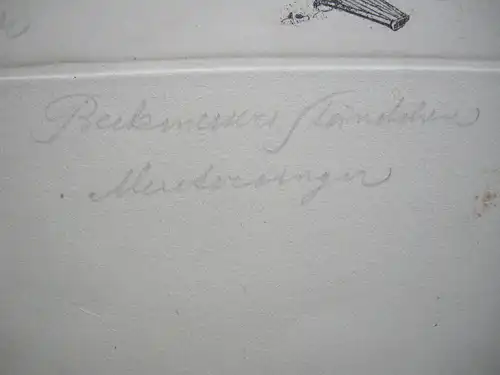 Ferdinand Staeger (1886-1976)  Beckmanns Ständchen Orig. Radierung 1920 signiert