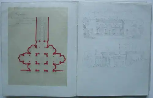 Emil von Lange (1841-1926) Skizzenbücher Architektur Bleistift Aquarell 1861