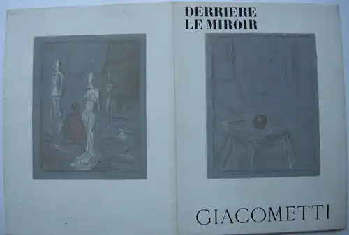 Alberto Giacometti (1901-1966) Figuren Stuhl  Orig Lithografie 1954 steinsign