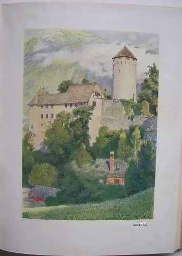 Schwarz Tirolische Schlösser 1. Heft Unteriintal  1907 Illustrationen