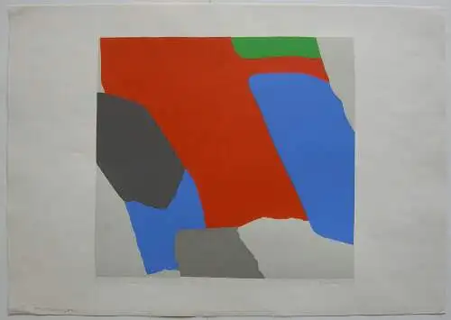 Uwe Städtler (1940) Musikalischer Klang Serigrafie signiert 1968