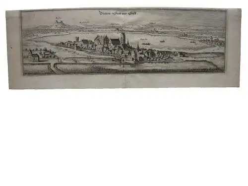 Bad Buchau Biberach Gesamtansicht Kupferstich Merian Baden Württemberg 1646