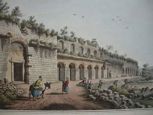 Luigi Mayer (1755-1803) Ephesos Römisches Stadion Türkei Orig Aquatinta 1810