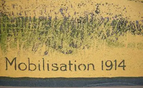 Mobilisation 1914 Kohler Chocolat Suisse 1914 Reklame Publicity Lithografie 1916