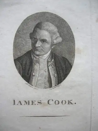 James Cook (1728-01779) englischer Entdecker, Kartograph Seefahrer 1790