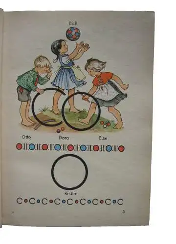 Heinz Brückl Mein erstes Buch Lesefibel Farbillustrationen 1959 Fibel