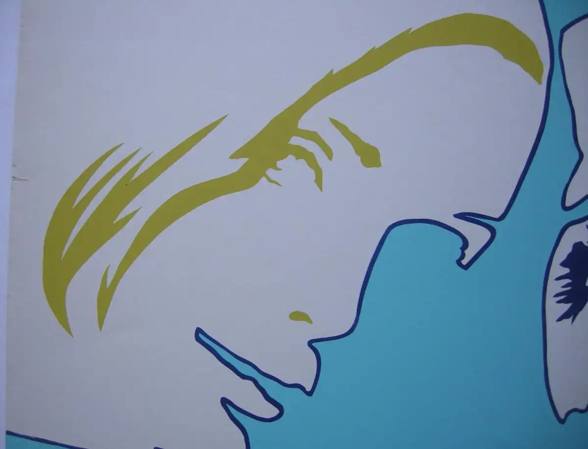 Werner Berges (1941) Zwei Schwestern Orig Serigrafie signiert 1969 POP-Art 1