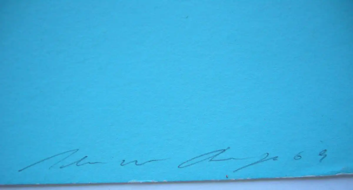 Werner Berges (1941) Zwei Schwestern Orig Serigrafie signiert 1969 POP-Art 3