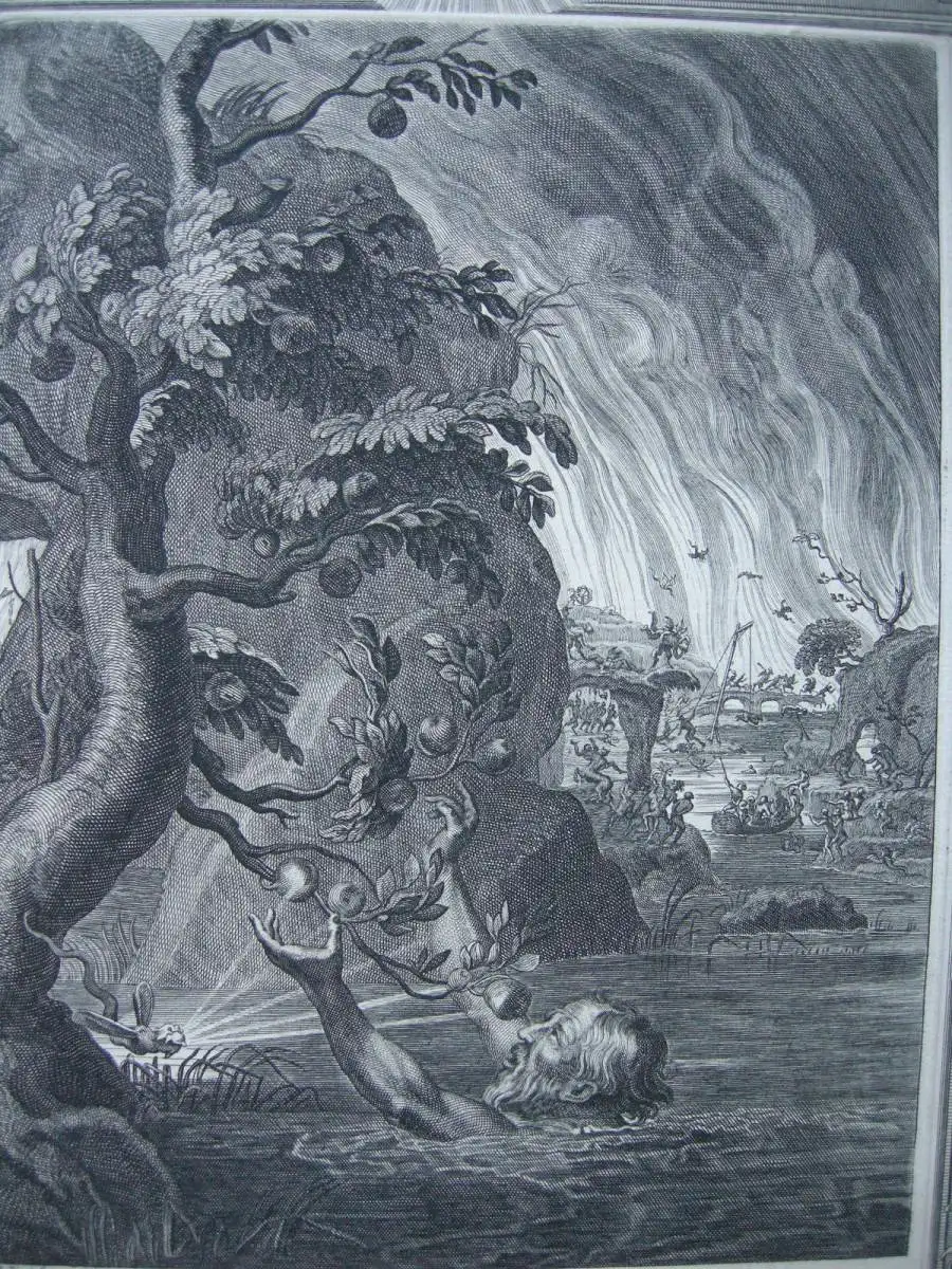 Bernard Picart (1673-1733) Des Tantalos wunderbahre Bestrafung Radierung 1720 1