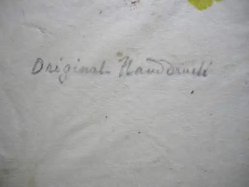 Helene Frauendorfer-Mühlthaler (1853-1933) Blumenstilleben Farbholzschnitt sig