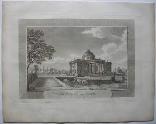 Chateau de Montmusard Dijon Borgogne Orig  Kupferstich Sparrow 1808 France