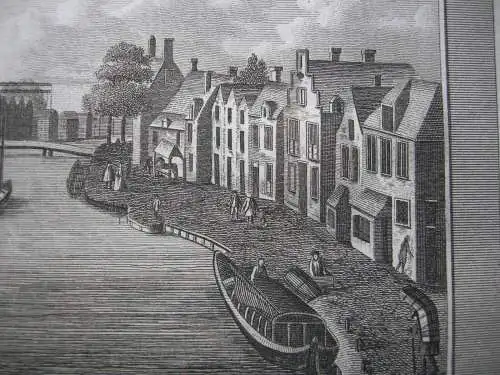 Ansicht Maarsen Utrecht Stichtse Vest Niederlande  Kupferstich 1808 Holland