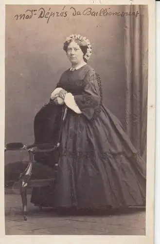 CDV Mad Désprés de Bailliencourt Noble francais Atelier-Fotogr