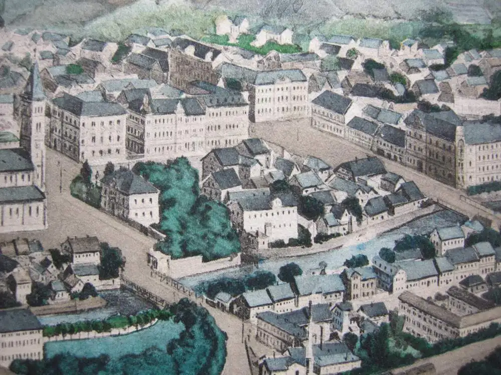 Kraslice Graslitz Cesky Tschechien Böhmen Lichtdruck 1906 Karlsbad 5