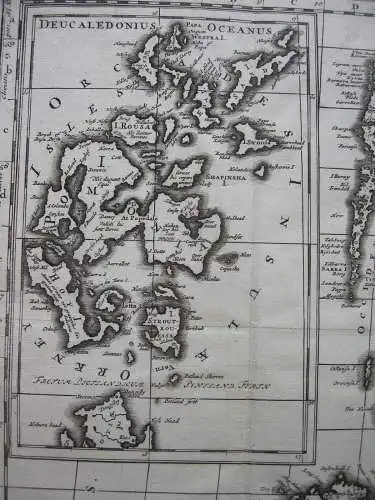 England Schottland Irland Orkneys Kupferstichkarte covens Mortier 1750