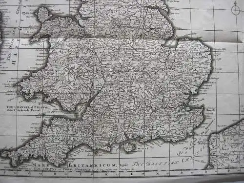 England Schottland Irland Orkneys Kupferstichkarte covens Mortier 1750