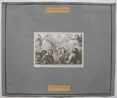 Cornelis Galle d. Ä. (1576-1650) Sieben Sünder in der Hölle Kuperstich 1630