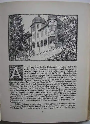 Schwarz Tirolische Schlösser 1. Heft Unteriintal  1907 Illustrationen