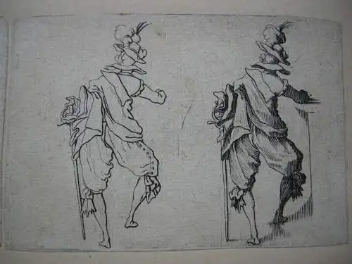 Jacques Callot (1592-1635) Les Caprices 8 Radierungen Mode 17. Jh. Manierismus