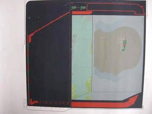 Rainer Wittenborn (1941)  Der Mensch gefangen in techn Umwelt Serigrafie 1968