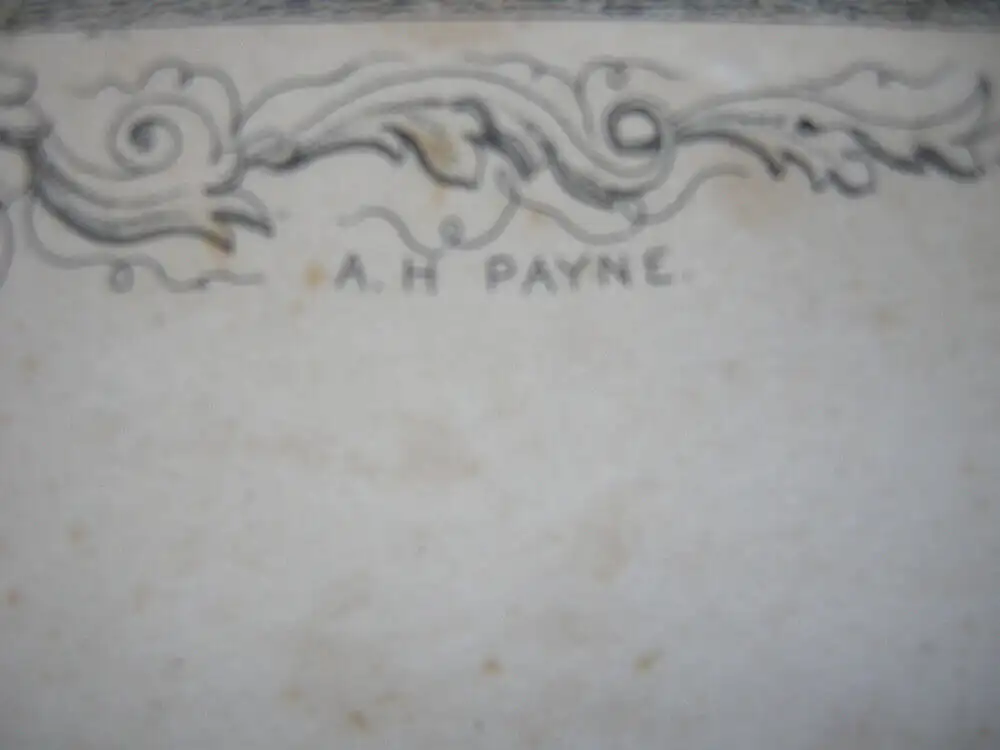 München Vogelschau-Ansicht kolorierter Stahlstich 1850 Payne nach Heawood 3