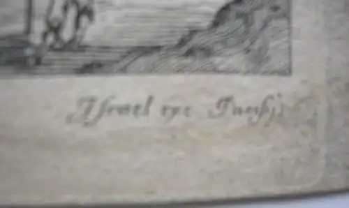 Pont neuf tour de Nesle Paris Radierung Israel Kopie nach Callot 1630