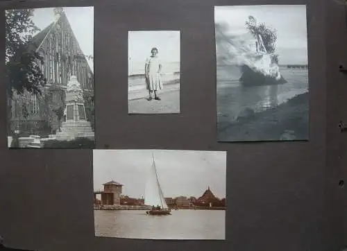 Fotoalbum Erinnerung Sächsisches Kinderkurheim Wieck Rügen 1927 Bodden
