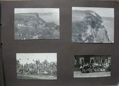 Fotoalbum Erinnerung Sächsisches Kinderkurheim Wieck Rügen 1927 Bodden