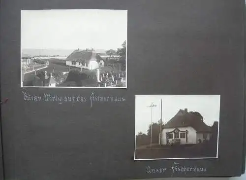 Fotoalbum Erinnerung Sächsisches Kinderkurheim Wieck Rügen 1927 Bodden