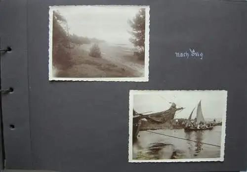 Fotoalbum Erinnerung Sächsisches Kinderkurheim Wieck Rügen 1927 Bodden